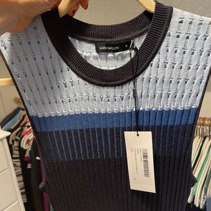 Karen Millen super cute blue dress brand new